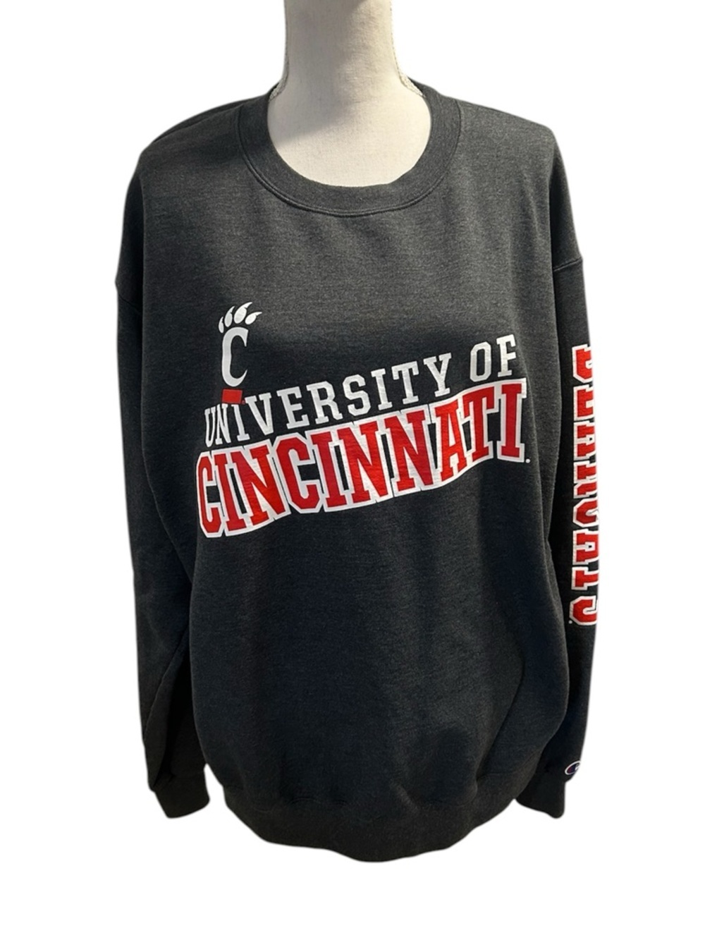 {Champion} University of Cincinnati Crewneck Sweatshirt